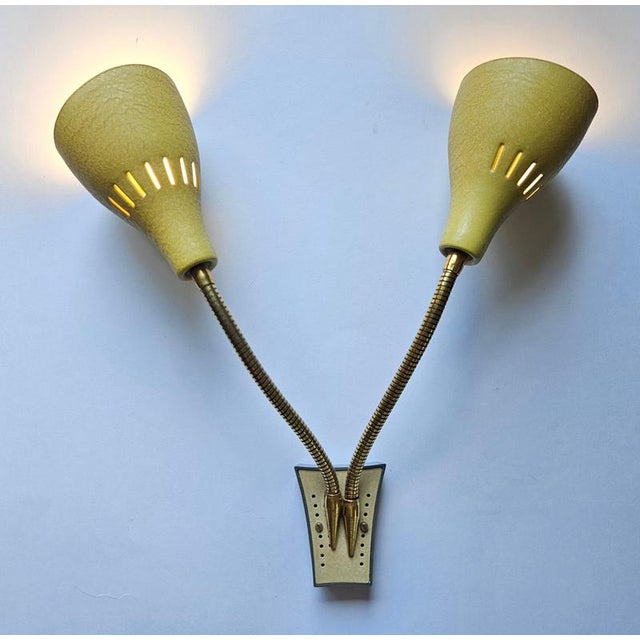 Wall Lamp in the style of Stilnovo, Italy, 1960s For Sale - Image 12 of 13