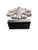 Stone Gray Vintage Hand-Carved Acanthus Leaf Architectural Remnant on Stand For Sale - Image 8 of 9