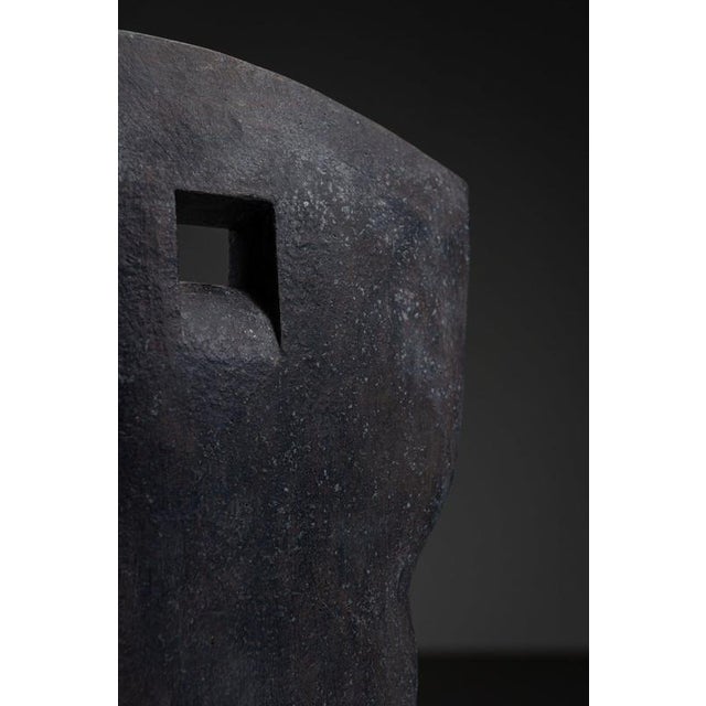 Black Cor Dam, Abstract Sculpture, Clay For Sale - Image 8 of 13