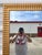 Large Vintage Beveled Gold Solid Wood Full Length Mirror For Sale - Image 4 of 12