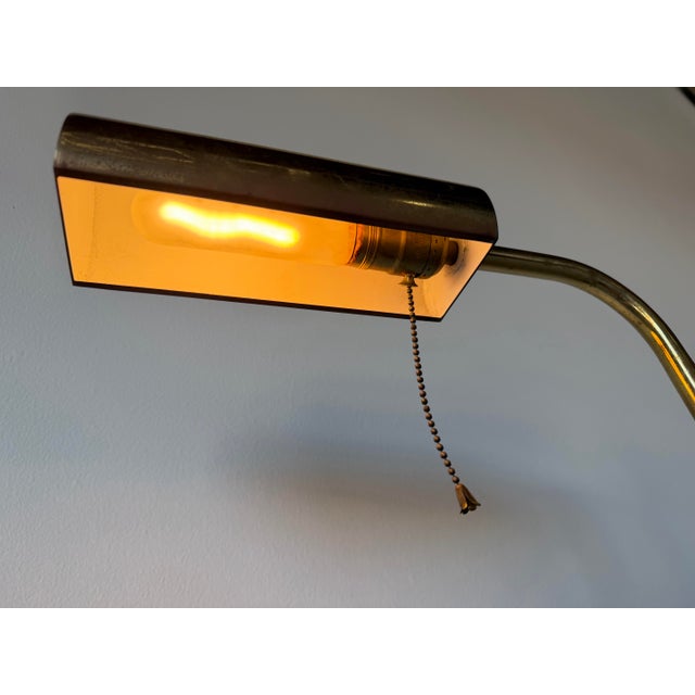 1970s Mid-Century Modern Koch & Lowy Style Adjustable Brass Floor Lamp For Sale - Image 4 of 12