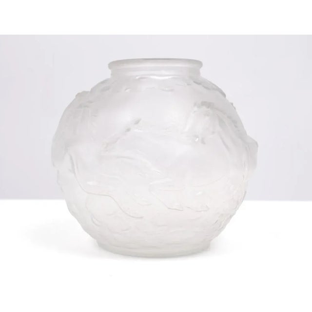 Art Deco Satined Ball Vase by Karl Zentner, 1930s For Sale - Image 3 of 7