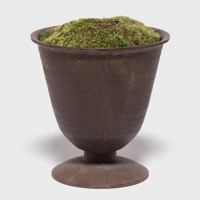 Antique Korean Footed Cast Iron Mortar For Sale - Image 4 of 7