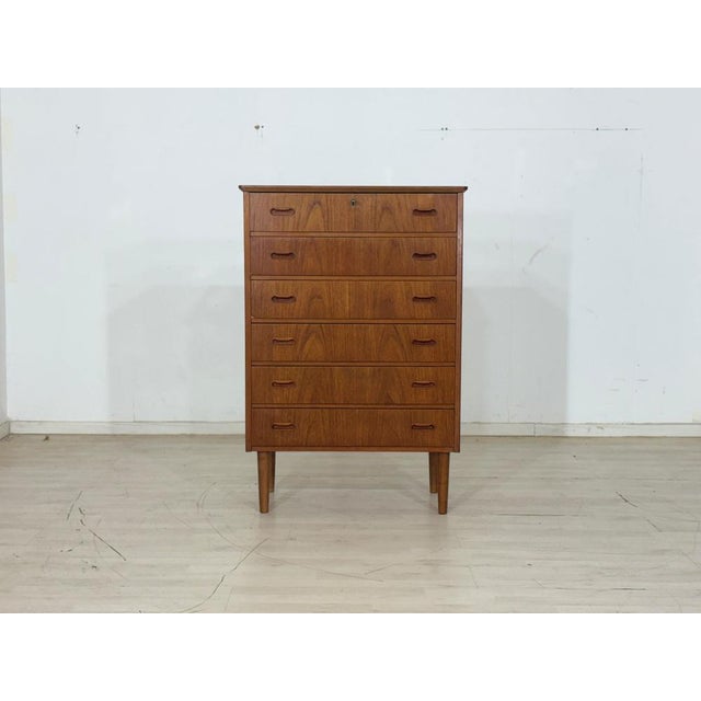 Danish Teak Chest of Drawers For Sale - Image 8 of 8