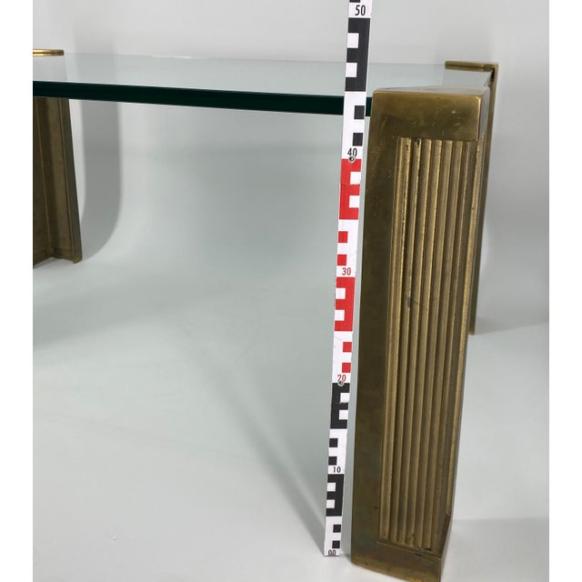 Gold Coffee Table T-14 by Peter Ghyczy for Ghyczy, Netherlands, 1970s For Sale - Image 8 of 9