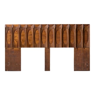 Tobago Mid Century King Headboard For Sale