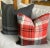 Textile Antique Plaid Carriage Blanket Pillow Cover - Reversible - 22" Square For Sale - Image 7 of 9
