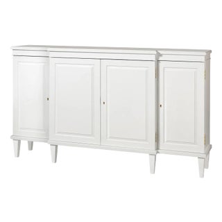 Regency Style Painted Credenza For Sale