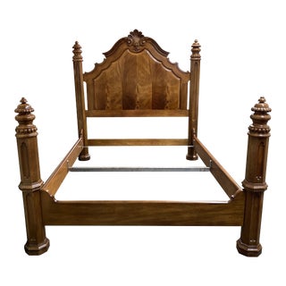 Queen Size Vintage Henredon Bed Frame For Sale