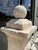 French Carved Limestone Fountain, Single Pillar With Ball Finial From Provence For Sale - Image 4 of 17