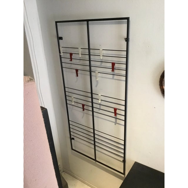 Metal Metal Servo Muto Toonladder Wall Rack by Coen de Vries for Devo, 1950s For Sale - Image 7 of 7