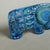 Vintage Blue Ceramic Elephant Sculpture by Aldo Londi for Bitossi / Flavia Montelupo, 1960s For Sale - Image 7 of 11