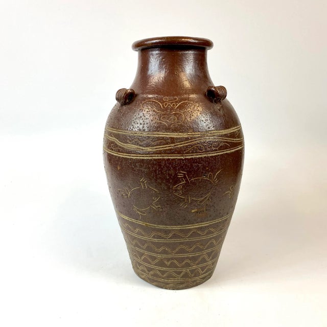 19th Century Chinese Ceramic Wine Jug With Dancing Frogs For Sale - Image 4 of 10