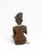 Wood Mid 20th Century Hand-Carved Chinese Wooden Figural Sculpture of Seated Musician With Drum For Sale - Image 7 of 14