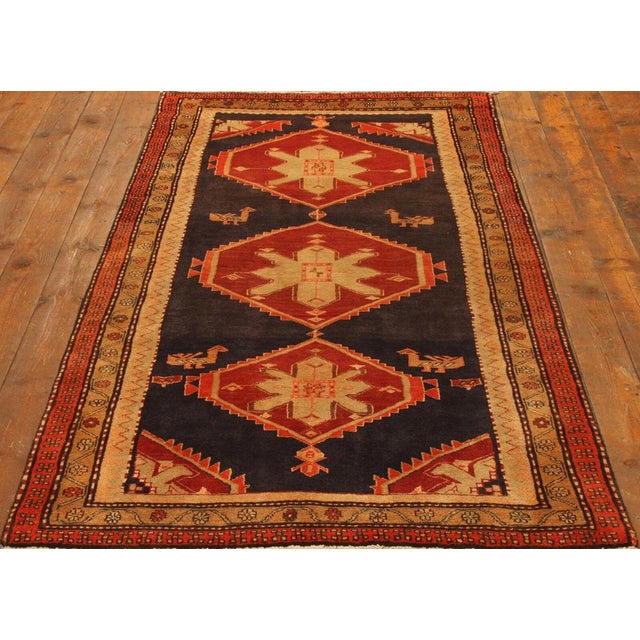 Middle Eastern Hand-Knotted Rug For Sale - Image 4 of 11