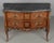 Louis XV Commode Sauteuse With Marquetry and Turquin Marble, C. 1750 For Sale - Image 4 of 17