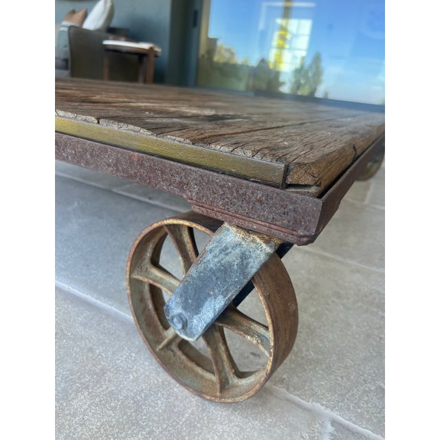 Late 20th Century Late 20th Century Patina French Vintage Tile Drying Table/ Coffee Table For Sale - Image 5 of 9