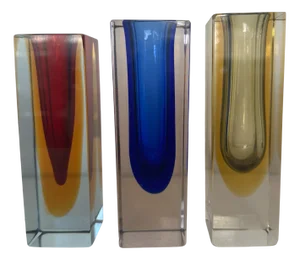 Vintage Vases by Flavio Poli, Set of 3
