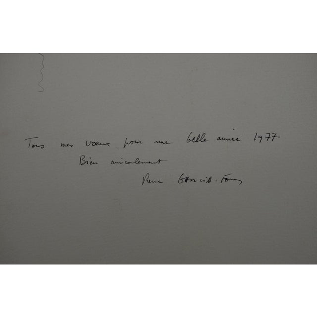 Pierre Garcia-Fons, Composition à la fenêtre Aqua, Lithograph For Sale - Image 6 of 8