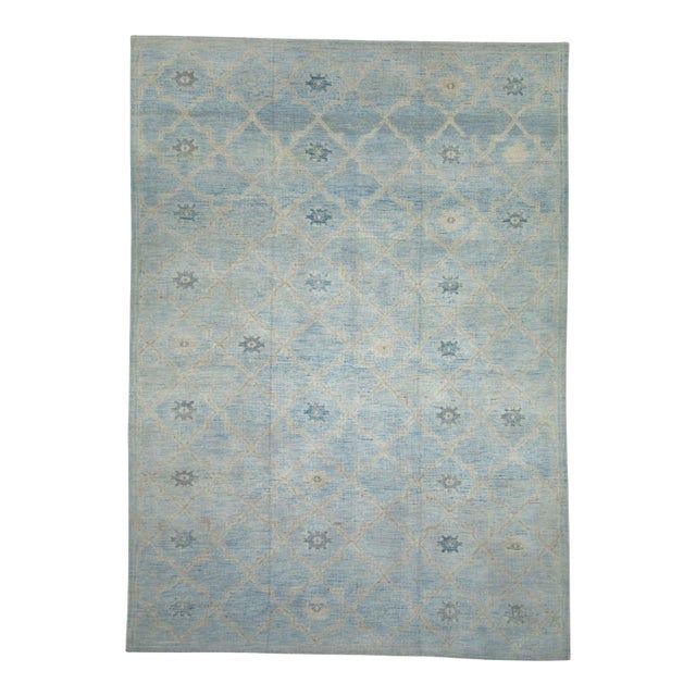 Turkish Oushak Runner Rug 2'10" x 16'3" #17841 For Sale
