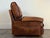 1970s Vintage 1970's Attributed to Roche Bobois Leather Lounge Chair With Ottoman Attributed For Sale - Image 5 of 16