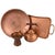 1950s Vintage Hammered Copper Set by Eugen Zint, Germany, 1950s, Set of 4 For Sale - Image 5 of 5