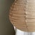 Large Round Pink Japanese-Style Rattan and Natural Linen Pendant Light For Sale - Image 13 of 18