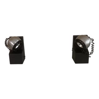 Eyeball Magnetic Desk Lamps from Osram, 1980s, Set of 2 For Sale