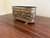 French Country English Brass Repoussé Rose Cachepot With Paw Feet, Mid-20th Century For Sale - Image 3 of 11