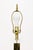 Modern 1950s Fredrick Cooper Lucite and Brass Table Lamp With Shade For Sale - Image 3 of 5