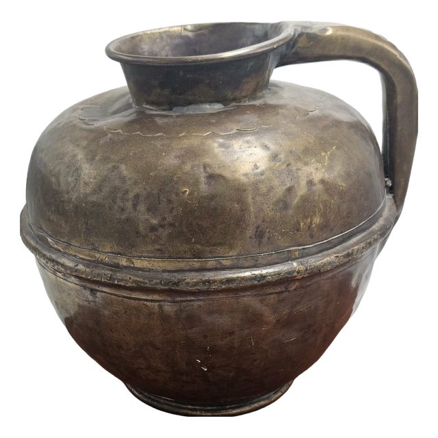 19th Century Brass Jug For Sale