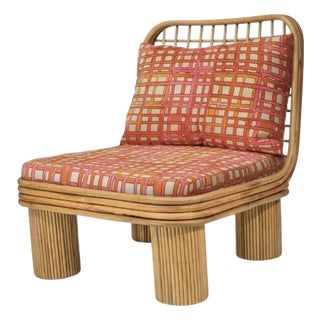 Annka Chair in Stained Rattan by Popus Editions For Sale