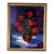 Bruno Perino “Coquelicots” (Amapolas) Still Life Oil on Canvas Painting, Framed For Sale