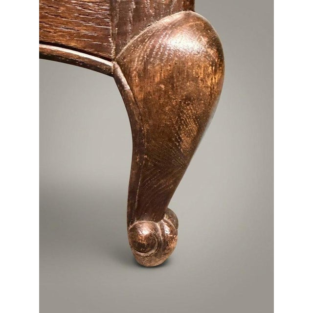 Early 20th Century French Stained Oak Chest of Drawers For Sale - Image 4 of 5