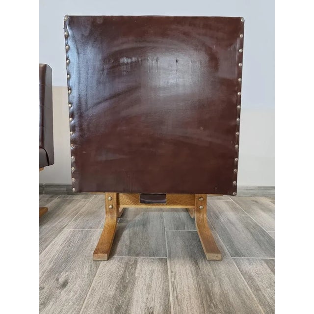 Czechoslovakian Armchairs by Ludvik Volak for Holes Tree, Set of 5 For Sale - Image 11 of 16