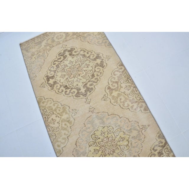 Rug & Kilim 1960s Long Vintage Turkish Runner Rug For Sale - Image 4 of 11