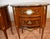 Late 19th Century 1890s Antique French Louis XV Walnut Marble Top Pair Nightstands Bedside Tables For Sale - Image 5 of 18