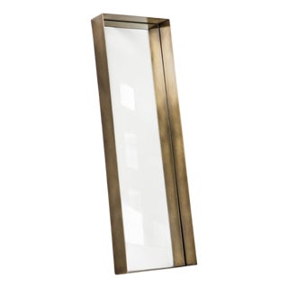 Reflexion Brass Mirror by Zincutec For Sale