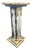 Selina Trieff Art Wood Pedestal Column Painted Figures Gold Leaf Selena For Sale