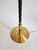 Modern Scandinavian Floor Lamp in Brass with Dark Brown Leather Trim, Swedish, 1950s For Sale - Image 10 of 15