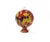 Italian Vintage Hand-Blown Art Glass Witches Ball - Multicolor Speckled Red, Orange, Yellow, Blue For Sale - Image 3 of 10