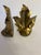 Vintage Brass Maple Leaves Bookends - A Pair For Sale - Image 4 of 5