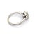 14k White Gold Halo Engagement Ring With ~1ct Natural Diamond - Size 5.5 For Sale In Phoenix - Image 6 of 7