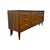 Vintage Mid Century Modern Bassett Furniture Walnut Triple Dresser Credenza. For Sale In Seattle - Image 6 of 10