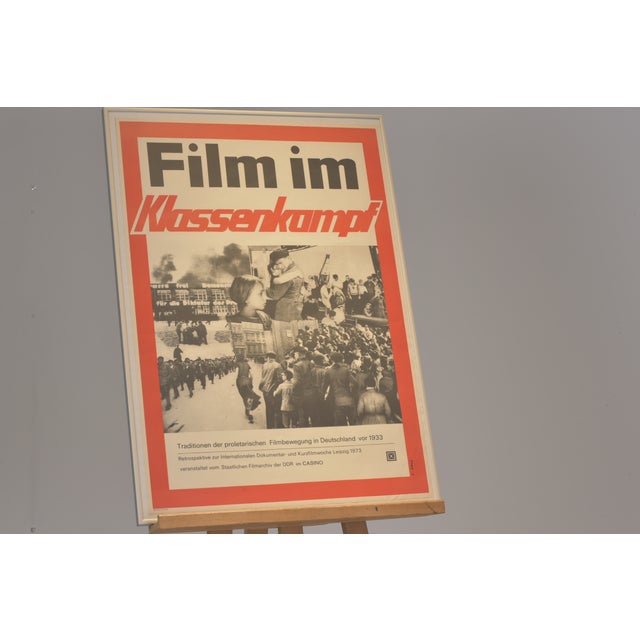 Film Poster, Film im Klassenkampf (Film in Class Struggle), Leipzig, Germany, 1973 For Sale - Image 3 of 7