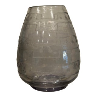 Vintage Art Glass Vase For Sale