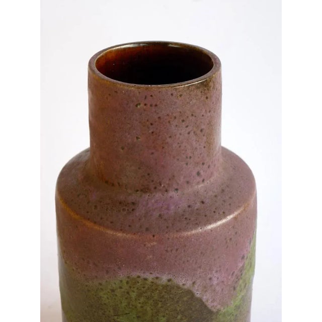Materic Volcanic Pottery Germany Ceramic Vase, 1960s For Sale - Image 4 of 8