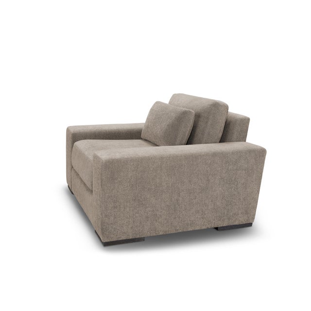 2020s Lancaster Modern Derby Chair and a Half For Sale - Image 5 of 6
