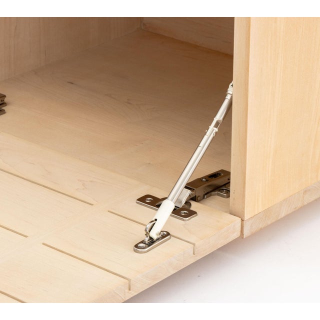 Early 21st Century Zach Hadlock for Platform Maple Bedside Table For Sale - Image 5 of 8