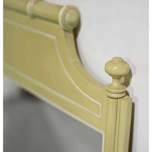Vintage Hollywood Regency Faux Bamboo Wall Mirror by Henry Link For Sale In Chicago - Image 6 of 9